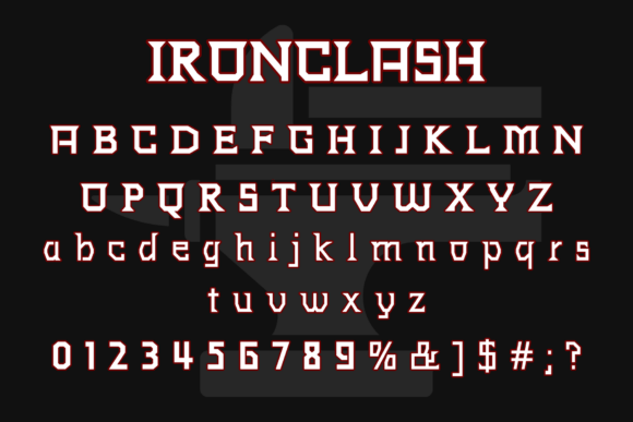 Ironclash Font - Preview 4