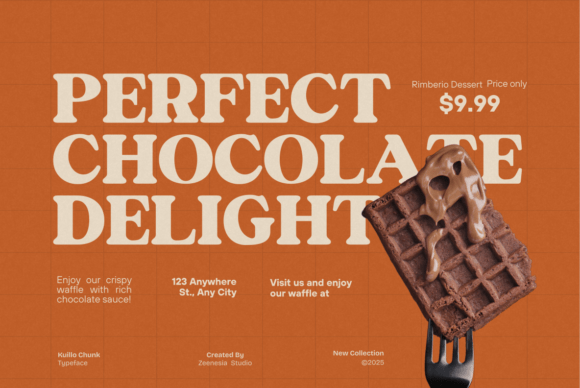 Kuillo Chunk Font PNG with transparent background - Preview 3