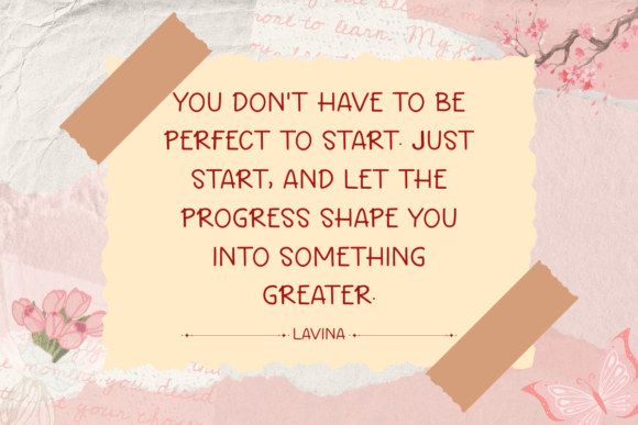 Lavina Font PNG with transparent background - Preview 1
