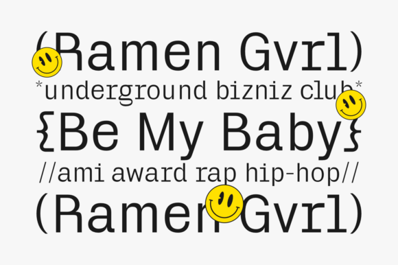 Miracle Mono Font PNG with transparent background - Preview 2
