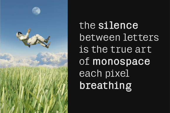 Miracle Mono Font PNG with transparent background - Preview 3