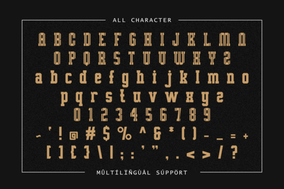 Modern Rugby Font PNG with transparent background - Preview 1