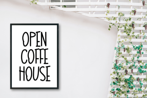Newyear Sketch Font PNG with transparent background - Preview 1