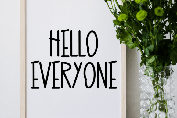 Newyear Sketch Font PNG with transparent background - Preview 3