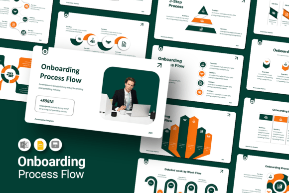 Onboarding Process Flow - Google Slides