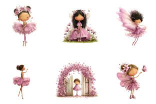 Pink Fairy Clipart Graphic by Dreamshop · Creative Fabrica