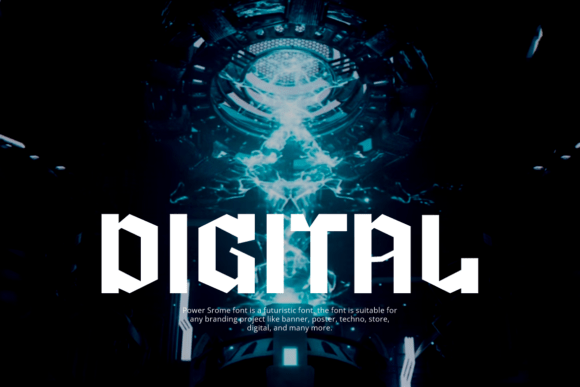 Power Srome Font PNG with transparent background - Preview 1