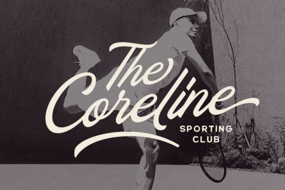 Rathern Vintage Script Font PNG with transparent background - Preview 5