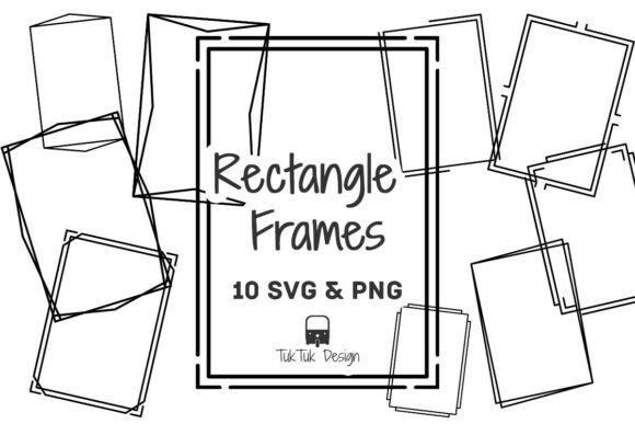 Rectangle Frames Border SVG & PNG Graphic Illustrations By TukTuk Design