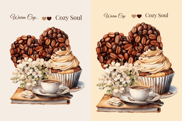 Warm Cup, Cozy Soul – Coffee Art Print