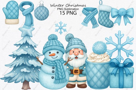Winter Christmas PNG Sublimation