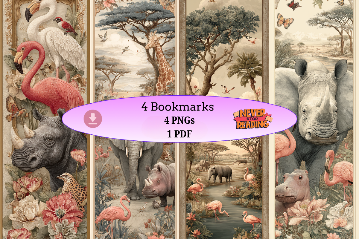 Bookmarks, Safari Bookmarks, Giraffe Art