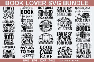 Book Lover SVG Bundle Graphic by Getypes Studio · Creative Fabrica