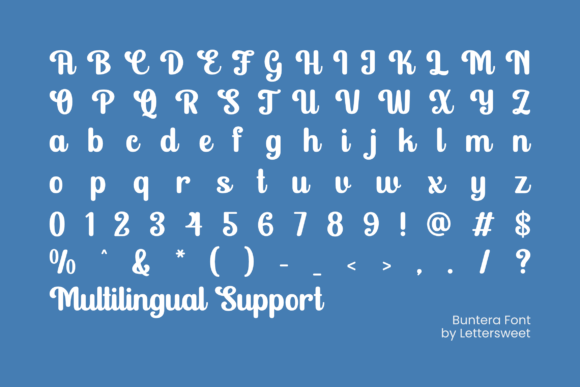 Buntera Font - Preview 1