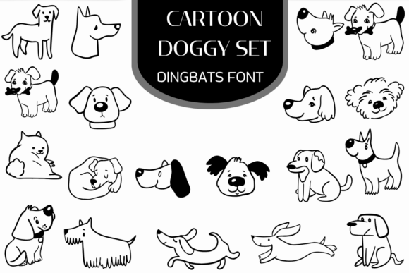 Cartoon Doggy Set
