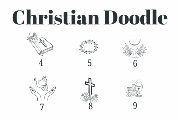 Christian Doodle Font - Preview 3