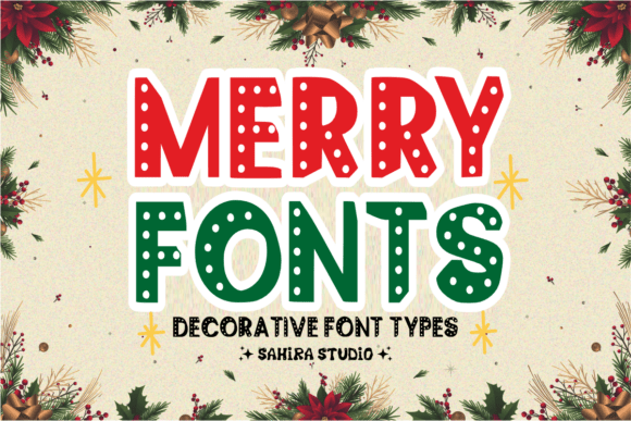 Christmas Alphabet Font - Preview 1