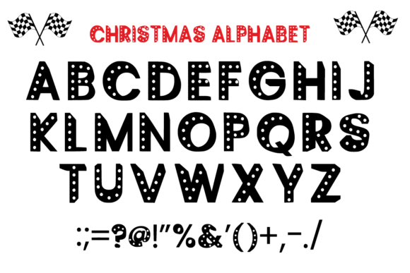 Christmas Alphabet Font - Preview 3