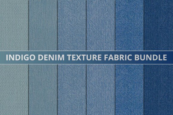 Digital Jeans Fabric Texture Bundle