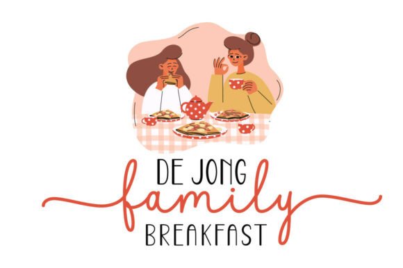 Farmhouse Breakfast Duo Font PNG with transparent background - Preview 2