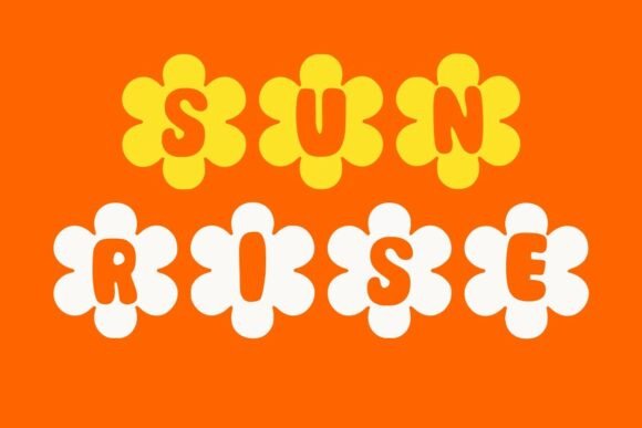 Flower Banner Font - Preview 2