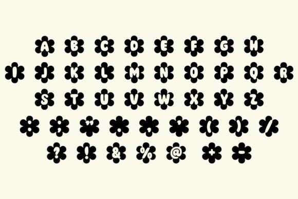 Flower Banner Font - Preview 4
