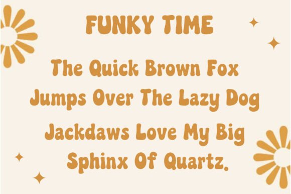 Funky Time Font - Preview 1