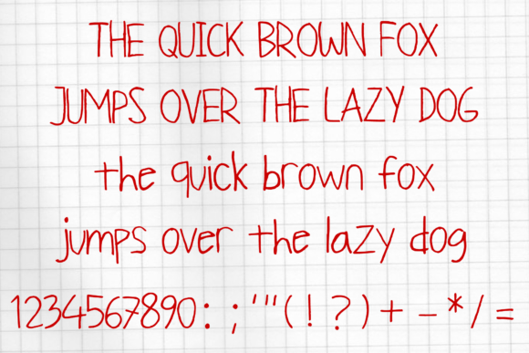 Happy Kindergarten Font PNG with transparent background - Preview 3
