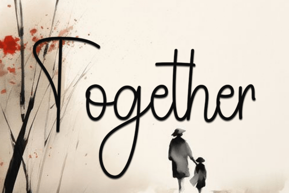 Happy Something Font PNG with transparent background - Preview 4