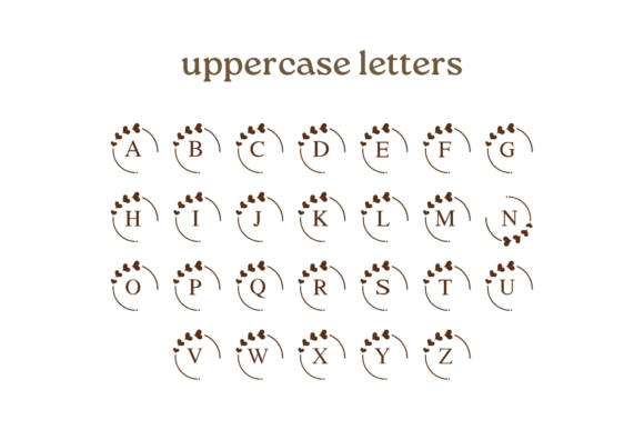 Heartline Monogram Font - Preview 5