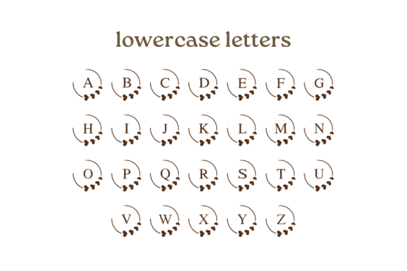 Heartline Monogram Font - Preview 6