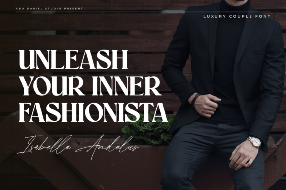 Maziyah Duo Font PNG with transparent background - Preview 1