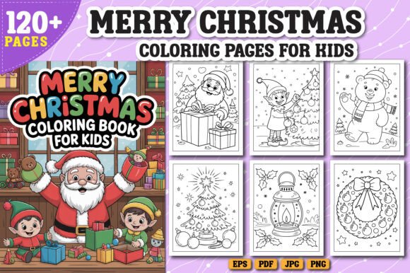 Merry Christmas Coloring Book for Kids