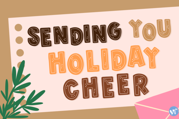 Merry Ginger Font PNG with transparent background - Preview 2