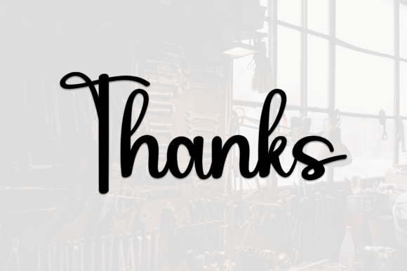 Newyear Garage Font PNG with transparent background - Preview 4