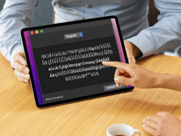 Peterkai Font PNG with transparent background - Preview 2