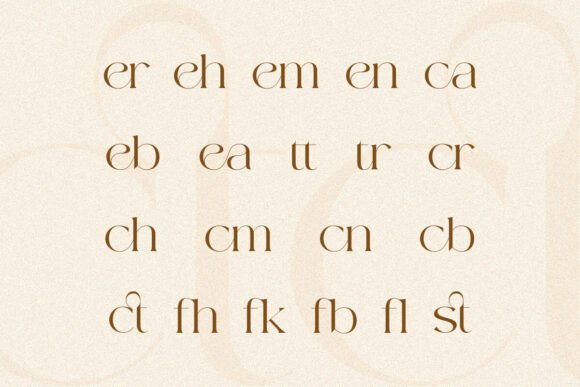 Rasther Font PNG with transparent background - Preview 5