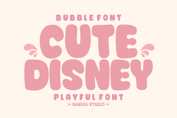 Slow Bubble Font PNG with transparent background - Preview 2