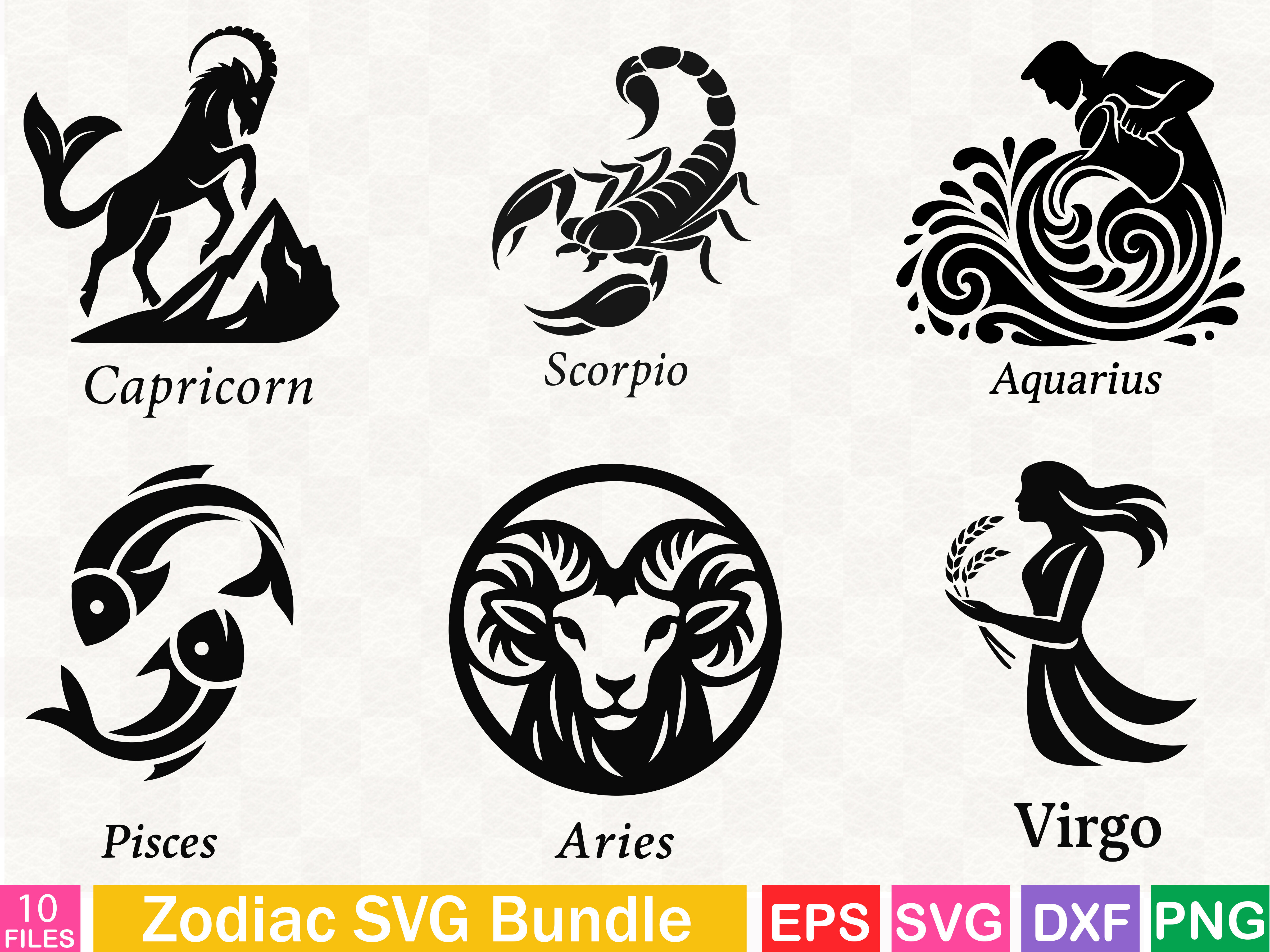 Zodiac SVG Bundle