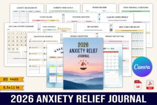 2026 Anxiety Relief Journal Graphic by designmela01 · Creative Fabrica
