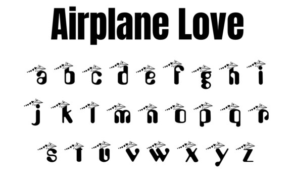 Airplane Love Font - Preview 2