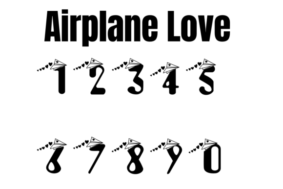 Airplane Love Font - Preview 3