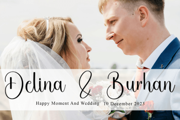Angela Handwriting Font - Preview 1