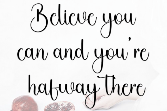 Angela Handwriting Font - Preview 4