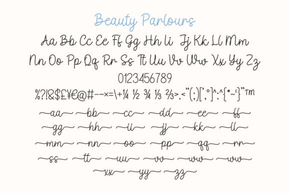 Beauty Parlours Duo Font - Preview 5