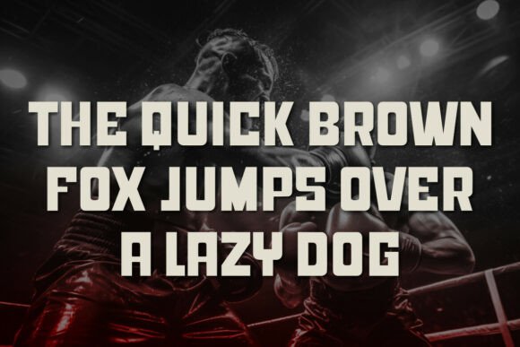 Bombed Font - Preview 1