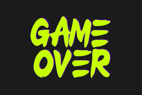 Chicken Punk Font PNG with transparent background - Preview 5