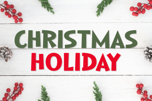 Christmas Cottage Font - Preview 1