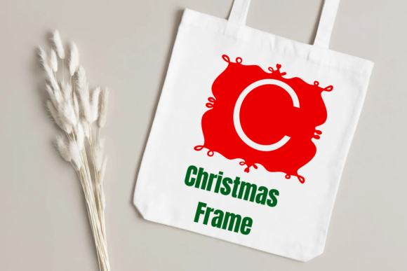 Christmas Frame Font PNG with transparent background - Preview 5