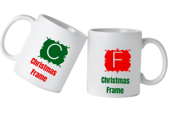 Christmas Frame Font PNG with transparent background - Preview 6